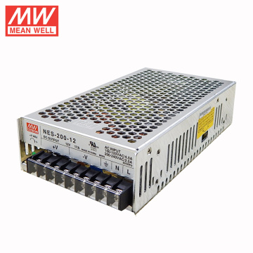 Fuente de alimentación de 12V 200W con UL cUL aprobado NES-200-12 MEAN WELL original